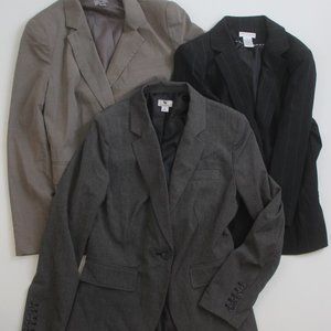 LOT of 3 Worthington Women's Career Blazers size 6